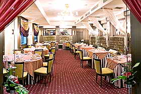 Restaurant in Hotel RIVIERA Sertvice hotels reservation