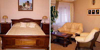 One-room lux in kiev hotel Kamelot