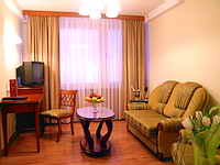 Suite Superior room in Kiev Hotel Rus