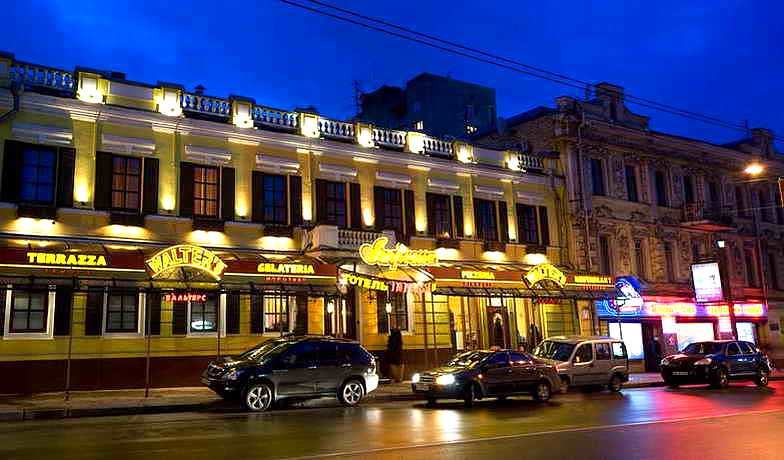 Ночной Вид Отель Импресса Киев